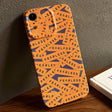 For iPhone XR Painted Pattern Precise Hole PC Phone Case(Orange Label) - More iPhone Cases by PMC TechLife | Online Shopping South Africa | PMC TechLife