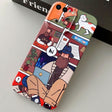 For iPhone 8 Plus / 7 Plus Painted Pattern Precise Hole PC Phone Case(Holiday Uncle) - More iPhone Cases by PMC TechLife | Online Shopping South Africa | PMC TechLife