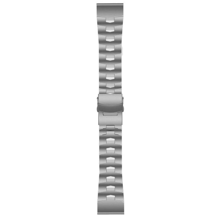 Compatible with Garmin Instinct 2 Solar Titanium Alloy Quick Release Watch Band(Titanium Gray)