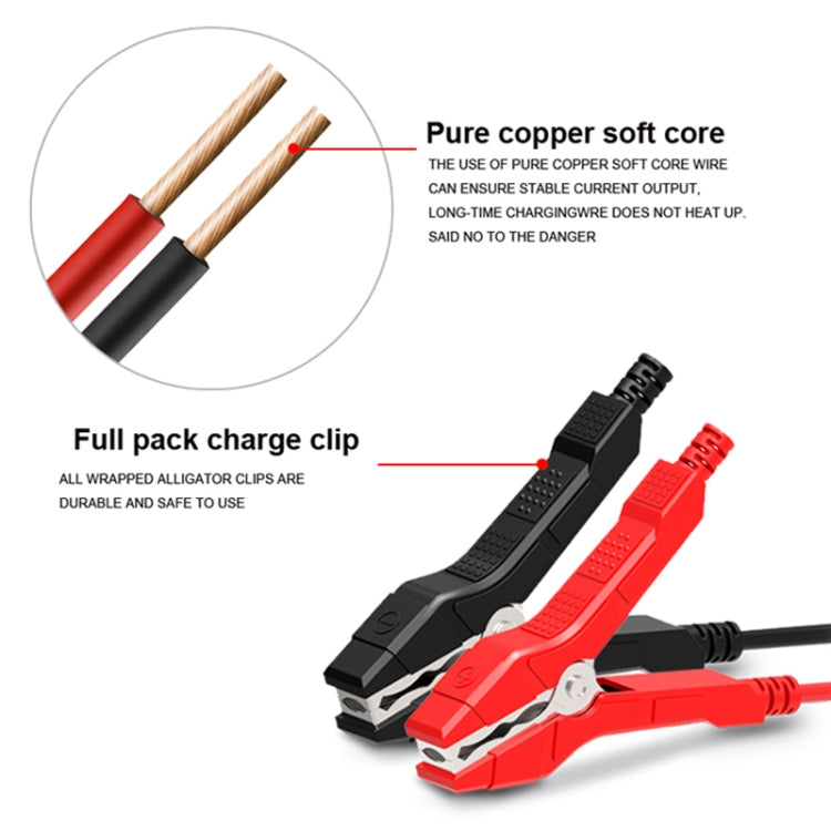 FOXSUR FBC1206E 6A 12V Car / Motorcycle Smart Battery Charger(EU Plug)