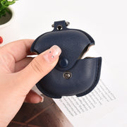 For Samsung Galaxy Buds Live / Pro Leather TWS Earphone Protective Case with Hook(Brown)