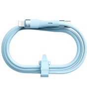 Nillkin 2.4A USB-C/Type-C to 8 Pin Silicone Data Cable, Length: 1.2m(Blue)