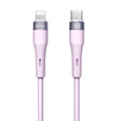 Nillkin 2.4A USB-C/Type-C to 8 Pin Silicone Data Cable, Length: 1.2m(Purple) - 2 in 1 Cable by NILLKIN | Online Shopping South Africa | PMC TechLife | Buy Now Pay Later Mobicred