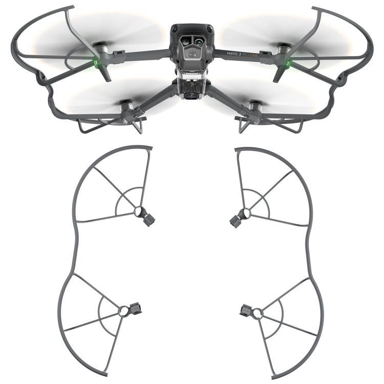 For DJI Mavic 3 Pro STARTRC Drone Propeller Protective Guard Anti-collision Ring(Grey)