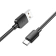 hoco X96 Hyper 1m 27W USB to USB-C / Type-C Charging Data Cable(Black) - USB-C & Type-C Cable by hoco | Online Shopping South Africa | PMC TechLife | Buy Now Pay Later Mobicred