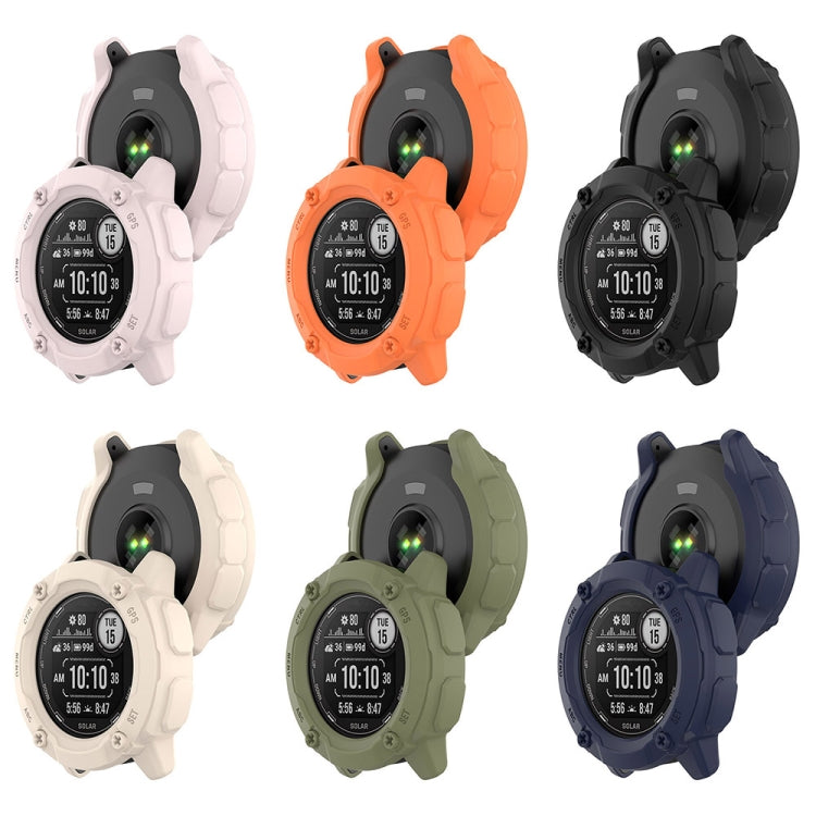 Compatible with Garmin Instinct 2X Armor Hollow Watch Protective Case(Starlight Color)