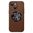 For iPhone 14 Plus SULADA Microfiber Leather MagSafe Magnetic Phone Case(Brown) - iPhone 14 Plus Cases by SULADA | Online Shopping South Africa | PMC TechLife