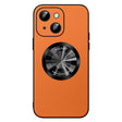 For iPhone 14 Plus SULADA Microfiber Leather MagSafe Magnetic Phone Case(Orange) - iPhone 14 Plus Cases by SULADA | Online Shopping South Africa | PMC TechLife
