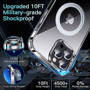 For iPhone 14 Pro Max LK Crystal Clear MagSafe Magnetic Phone Case(Transparent)