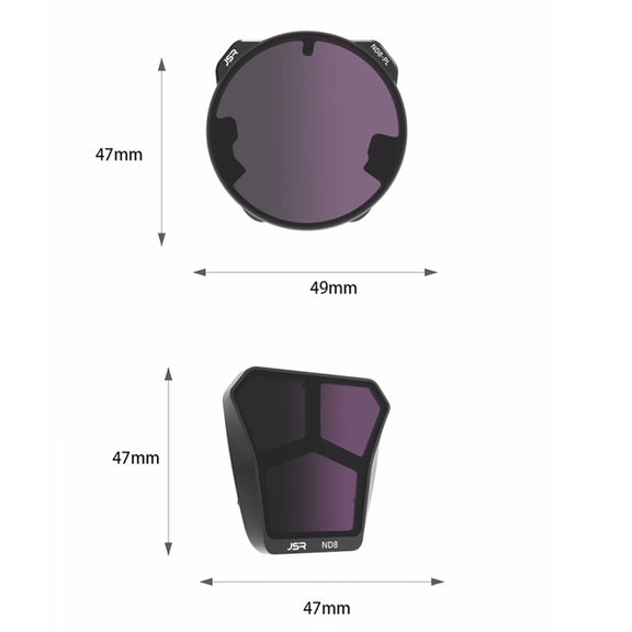 For DJI Mavic 3 Pro JSR KH Series Drone Lens Filter, Filter:4 in 1 NDPL