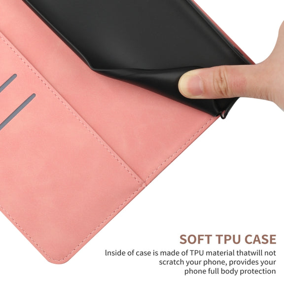 For Honor 90 Lite Stitching Embossed Leather Phone Case(Pink)