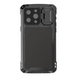 For iPhone 14 Pro Max LK MagSafe Shockproof Life Waterproof Dustproof Metal Phone Case(Black) - free shipping - PMC TechLife - Order now!