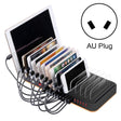 WLX-815P 180W 15 Ports USB Fast Charging Dock Smart Charger with Holder, AU Plug - free shipping - PMC TechLife - Order now!