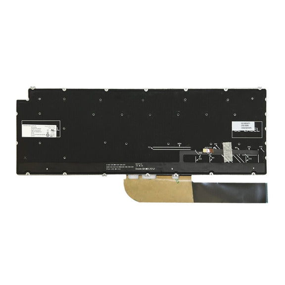 For Dell Inspiron 15 7590 / 7791 / 5584 US Version Backlight Laptop Keyboard(Black)