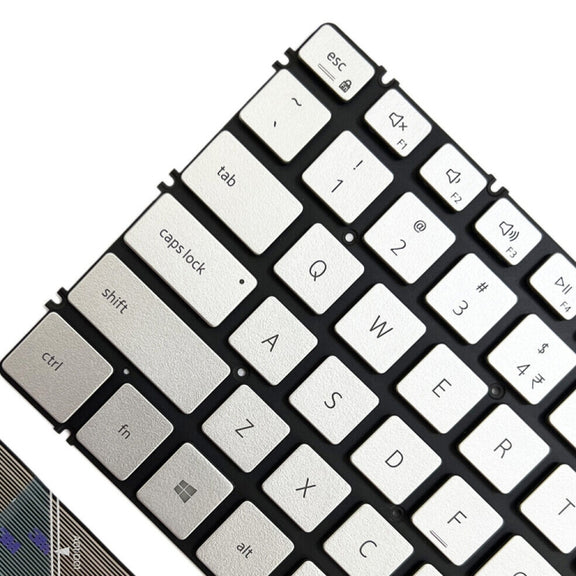 For Dell Inspiron 7490 / Vostro 5390 US Version Backlight Laptop Keyboard(Silver)