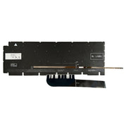 For Dell Inspiron G15 5510 5511 5515 5520 US Version Orange Backlight Laptop Keyboard(Black)