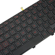 Backlight Laptop Keyboard For Dell 15-9550 / 15-3000 / 15-5542(Red Word)
