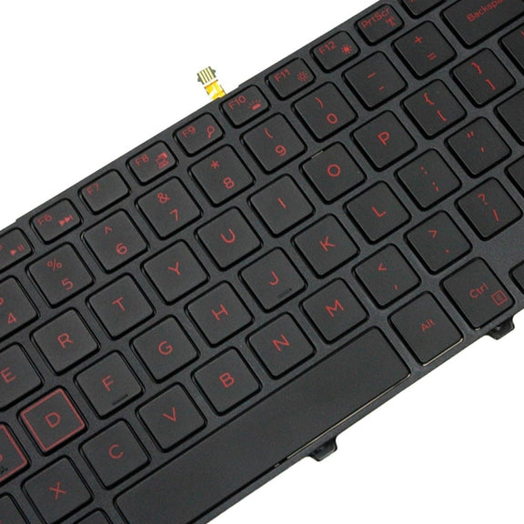 Backlight Laptop Keyboard For Dell 15-9550 / 15-3000 / 15-5542(Red Word)