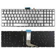 For HP M6-W US Version Laptop Backlight Keyboard(Silver) - HP Spare Parts by PMC TechLife | Online Shopping South Africa | PMC TechLife | Buy Now Pay Later Mobicred