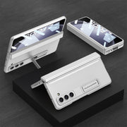 For Samsung Galaxy Z Fold5 GKK Integrated Magnetic Full Coverage Folding Phone Case(Silver)