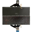 For HP 15-DC / 15-DH Red US Version Laptop Backlight Keyboard - HP Spare Parts by PMC TechLife | Online Shopping South Africa | PMC TechLife