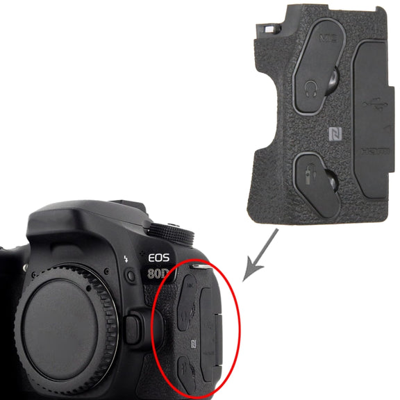 For Canon EOS 80D OEM USB Cover Cap