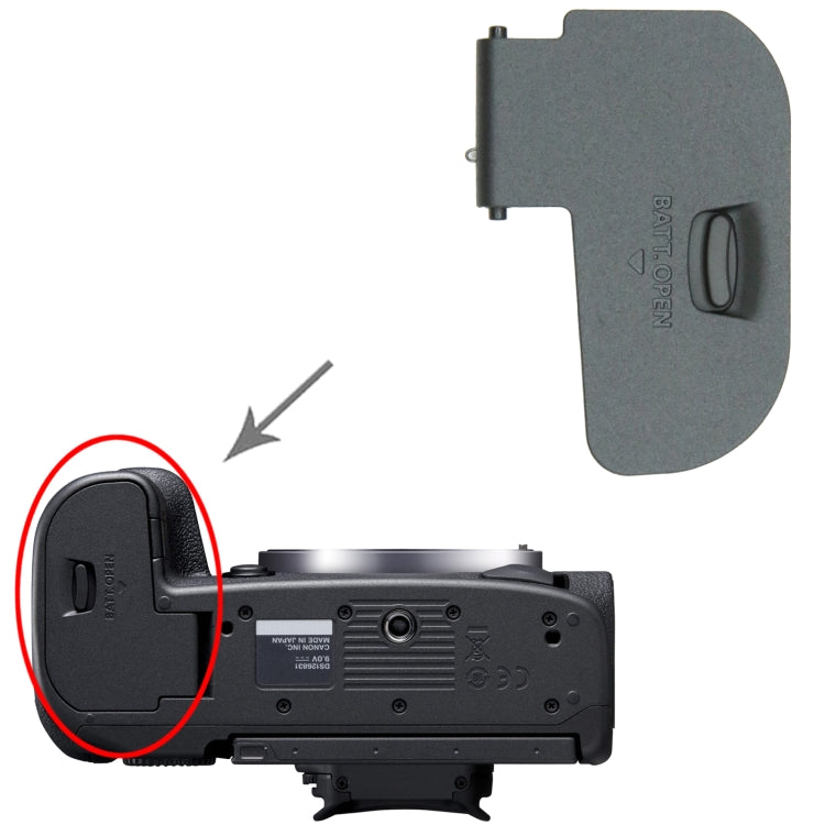 For Canon EOS R6 Original Battery Compartment Cover
