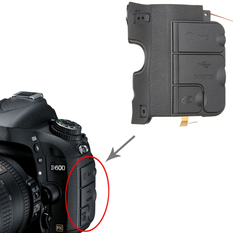 For Nikon D600 Camera USB Cover