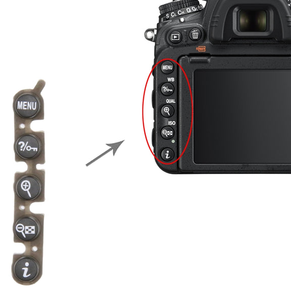 For Nikon D600 Menu Button Cap