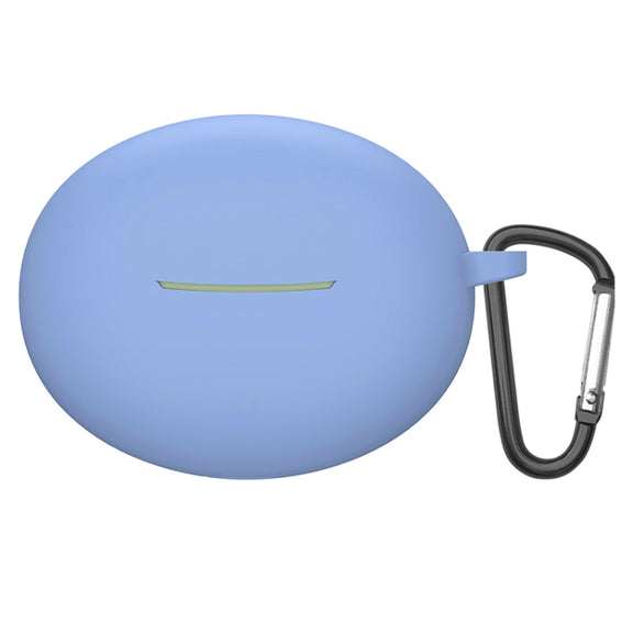 For Xiaomi Redmi Buds 4 Active Shockproof Silicone Earphone Protective Case with Hook(Sky Blue)