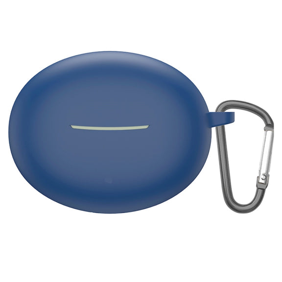 For Xiaomi Redmi Buds 4 Active Shockproof Silicone Earphone Protective Case with Hook(Midnight Blue)