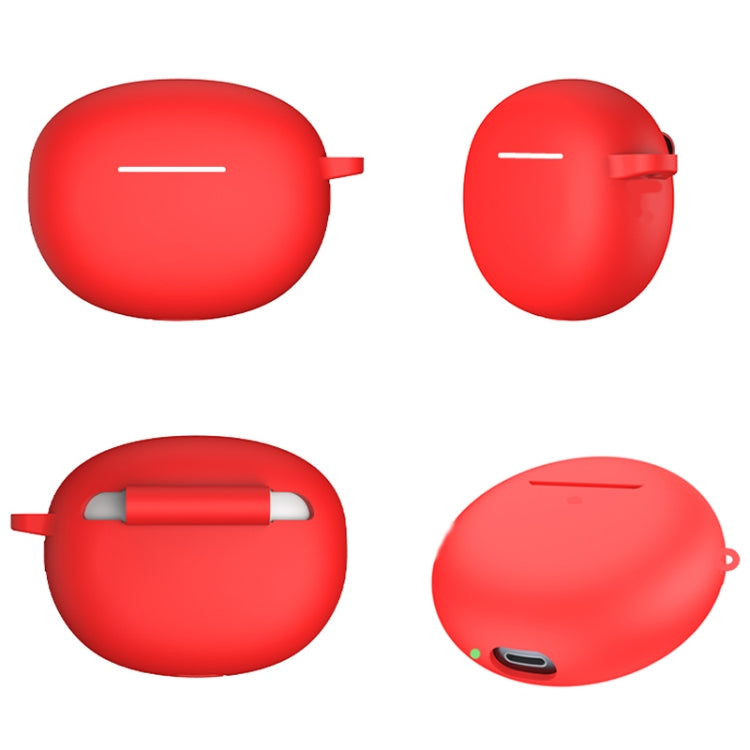 For Xiaomi Redmi Buds 4 Active Shockproof Silicone Earphone Protective Case with Hook(Pink)