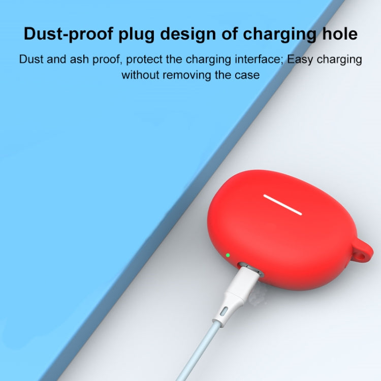 For Xiaomi Redmi Buds 4 Active Shockproof Silicone Earphone Protective Case with Hook(Midnight Blue)
