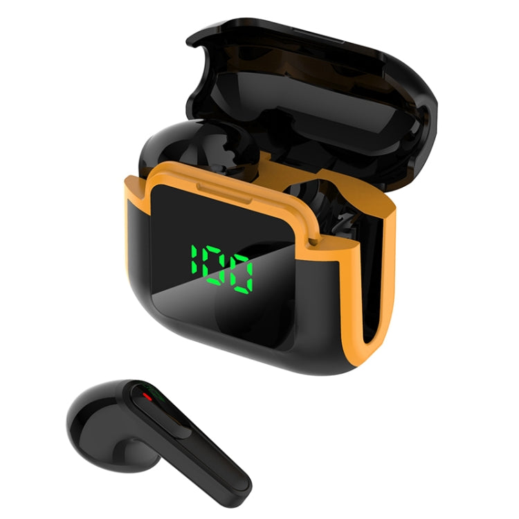 Pro 90 HIFI Level Intelligent Digital Display V5.3 Bluetooth Earphones(Black)