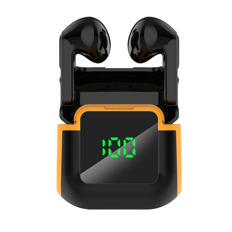 Pro 90 HIFI Level Intelligent Digital Display V5.3 Bluetooth Earphones(Black)