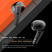Pro 90 HIFI Level Intelligent Digital Display V5.3 Bluetooth Earphones(Black)