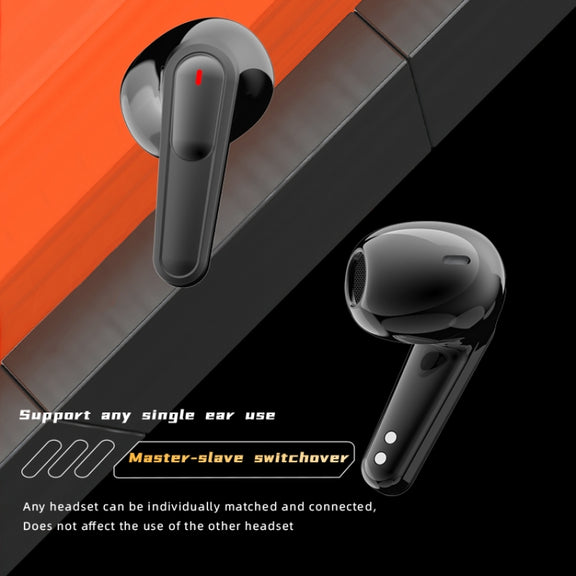Pro 90 HIFI Level Intelligent Digital Display V5.3 Bluetooth Earphones(Black)