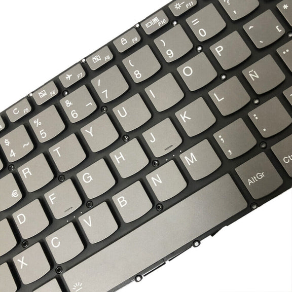 For Lenovo IdeaPad 320-15ABR / 320-15AST Spanish Version Backlight Laptop Keyboard with Power Button & Enter Key