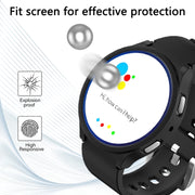 For Samsung Galaxy Watch 6 44mm Half-inclusive PC Watch Protective Case(Transparent)