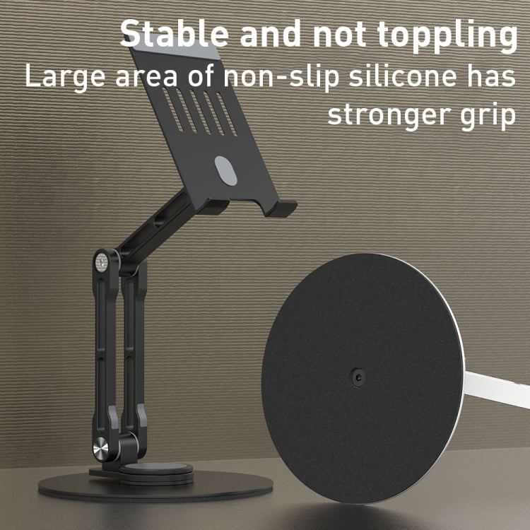 R-JUST HZ40 Mechanical Lift Tablet Desktop Stand(Black)