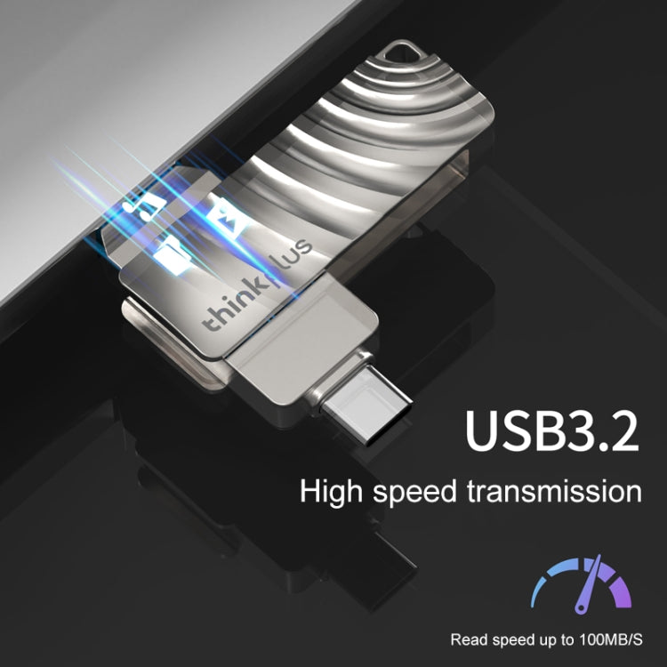 Lenovo Thinkplus MU232 USB 3.2 + USB-C / Type-C Dual Head Flash Drive, Memory:32GB