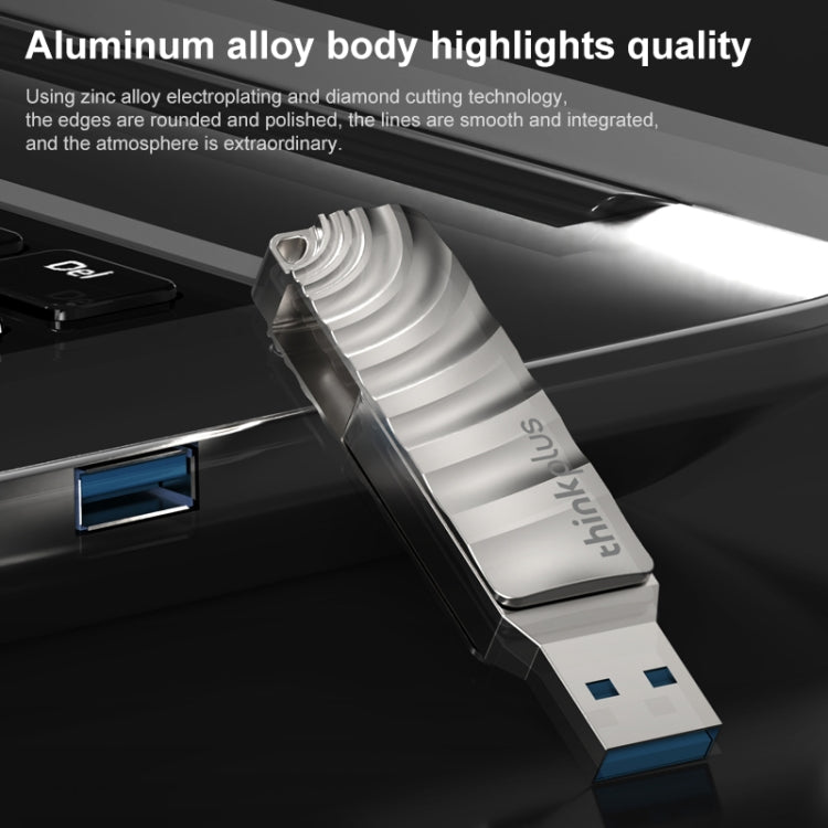 Lenovo Thinkplus MU232 USB 3.2 + USB-C / Type-C Dual Head Flash Drive, Memory:32GB
