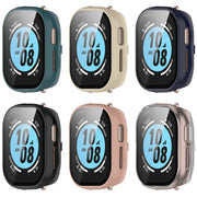 For Honor Watch 4 PC + 9H Tempered Glass Integrated Watch Case(Black)