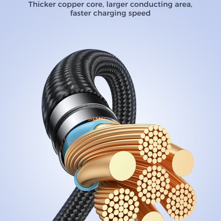 JOYROOM SA31-AC6 100W USB to USB-C/Type-C Fast Charge Data Cable, Length: 1.2m(Black)