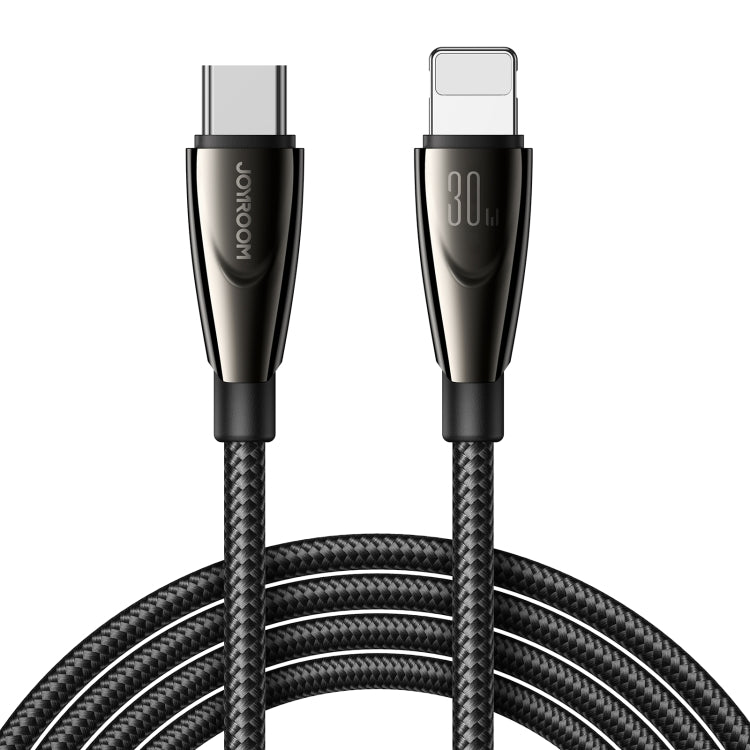 JOYROOM SA31-CL3 30W USB-C/Type-C to 8 Pin Fast Charge Data Cable, Length: 1.2m(Black)