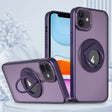 For iPhone 11 Rotating Ring Magnetic Holder Phone Case(Purple) - free shipping - PMC TechLife - Order now!
