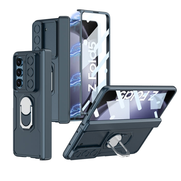For Samsung Galaxy Z Fold5 GKK Integrated Folding Armored Shell PC Phone Case(Green)
