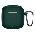 For Huawei Freebuds SE 2 Shockproof Silicone Earphone Protective Case with Hook(Dark Green) - Huawei Earphone Case by PMC TechLife | Online Shopping South Africa | PMC TechLife | Buy Now Pay Later Mobicred