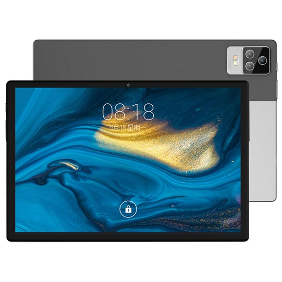 BDF P70 4G LTE Tablet PC 10.1 inch, 8GB+128GB, Android 11 MTK6755 Octa Core, Support Dual SIM, EU Plug(Silver)