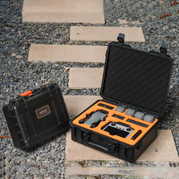 For DJI Air 3 Sunnylife Safety Carrying Case Large Capacity Water-resistant Shock-proof Hard Travel Case Standard Version